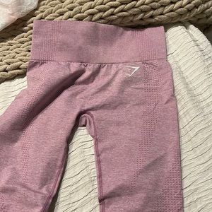 Pink gym shark leggings